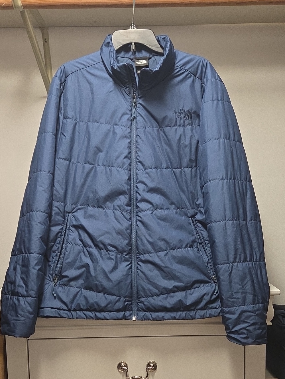 The North Face Men's Navy Blue Puffer Jacket